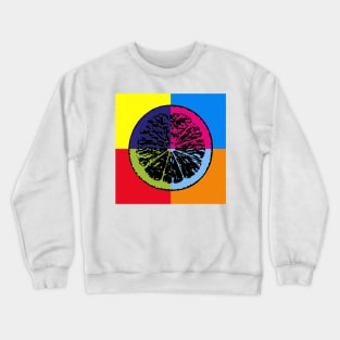 Pop art lemon slice Crewneck Sweatshirt